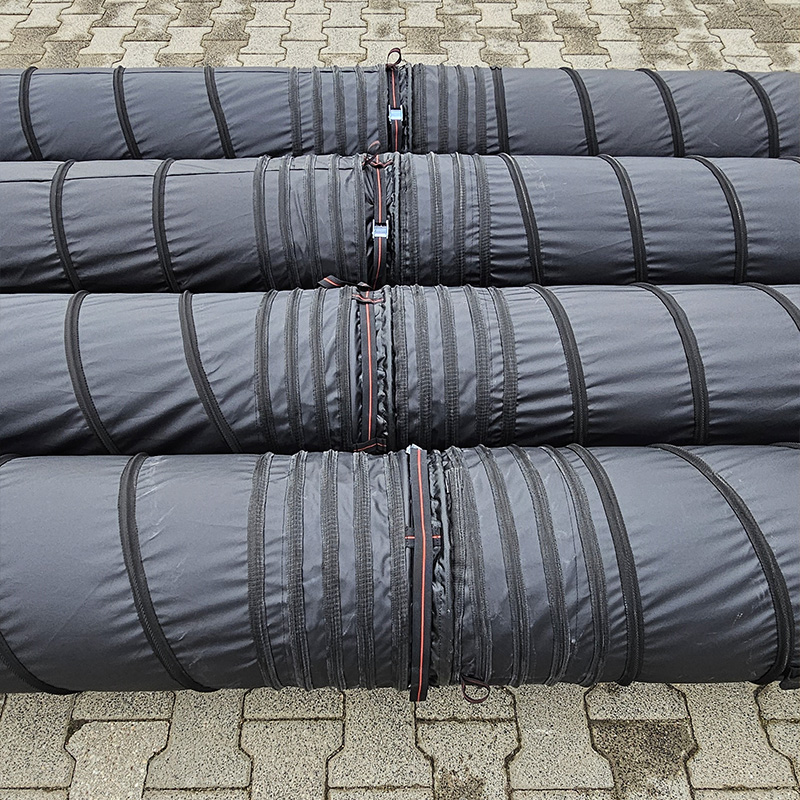 Tubulatura flexibila incalzitor, PVC-poliester-cordura, diametru 34 cm, L=7,6m, MASTER