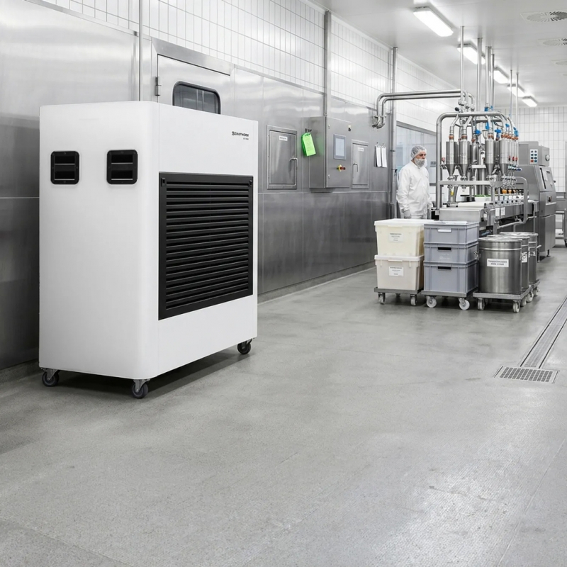 Aparat de aer conditionat portabil Dantherm AC 15000, 18 kW, 3.450m³/h, doua unitati exterioare