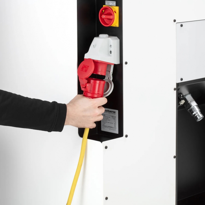 Aparat de aer conditionat portabil Dantherm AC 15000, 18 kW, 3.450m³/h, doua unitati exterioare