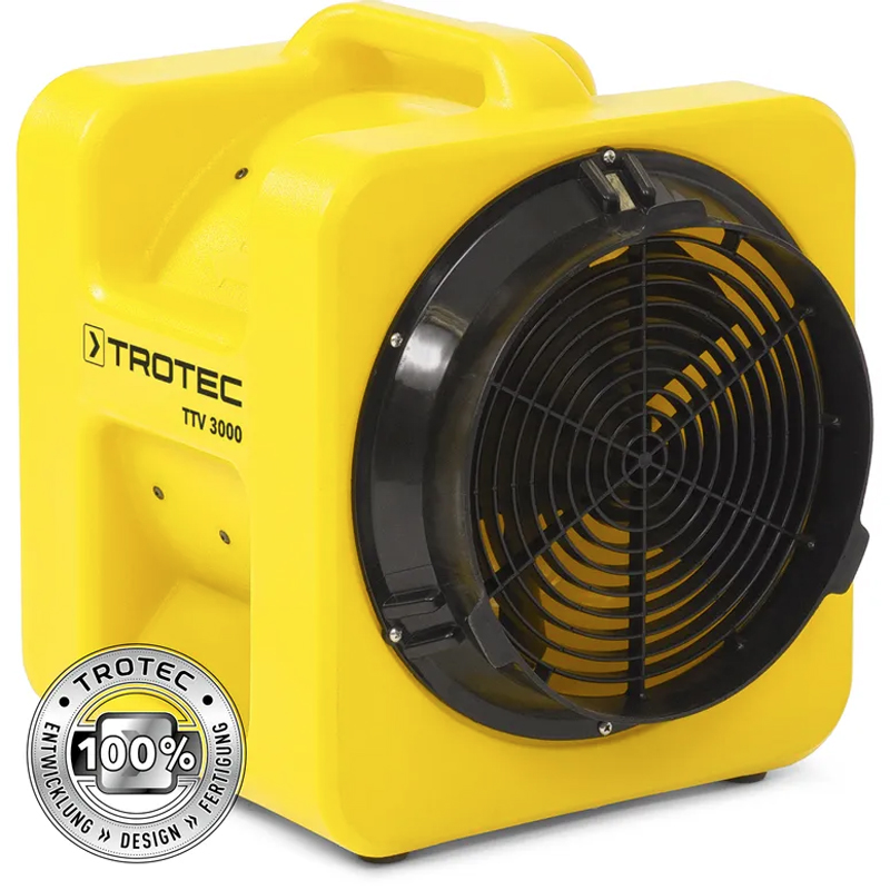 Ventilator industrial axial portabil, Trotec, TTV3000, 3000m³/h, 30cm