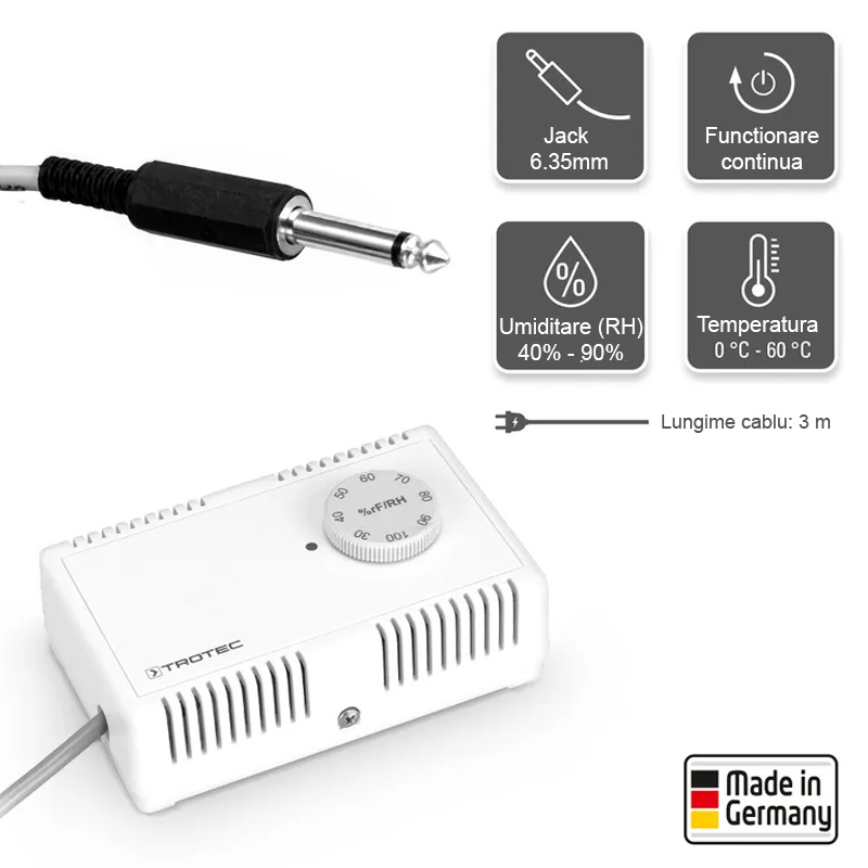 Higrostat extern Trotec HG 110 cu mufă Jack 6,35 mm