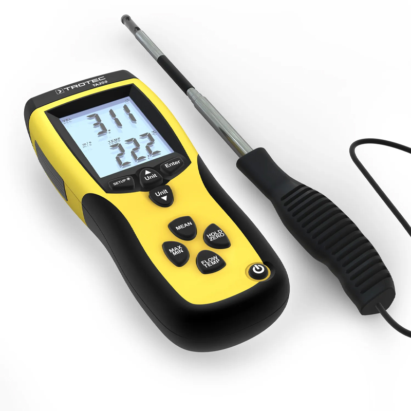 Anemometru cu sonda dreapta Trotec, tip TA300, cu certificat de calibrare