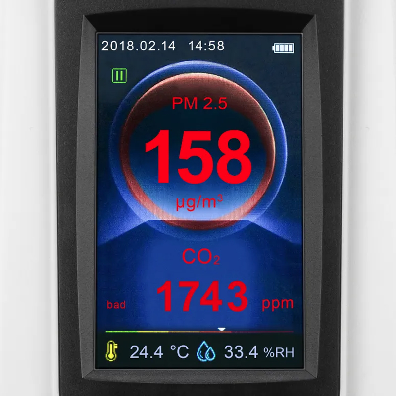 Monitor de calitate a aerului CO2 si de masurare a particulelor, Trotec, BQ30