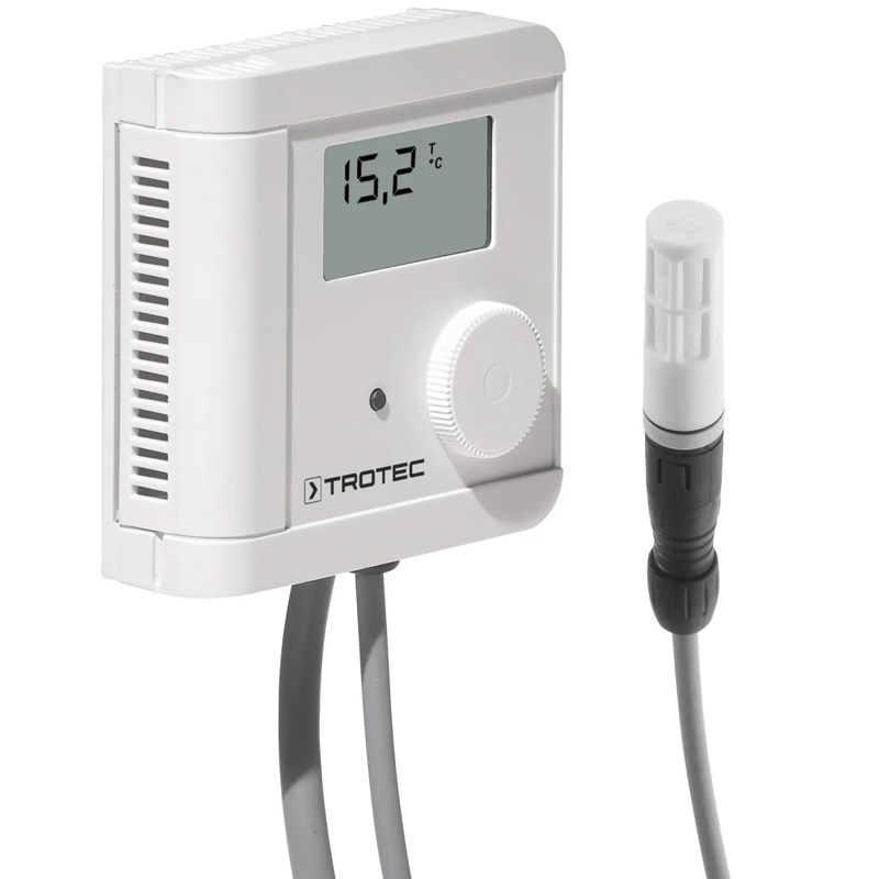 Termohigrostat extern profesional cu mufă DIN cu 7 poli, TROTEC HG 125