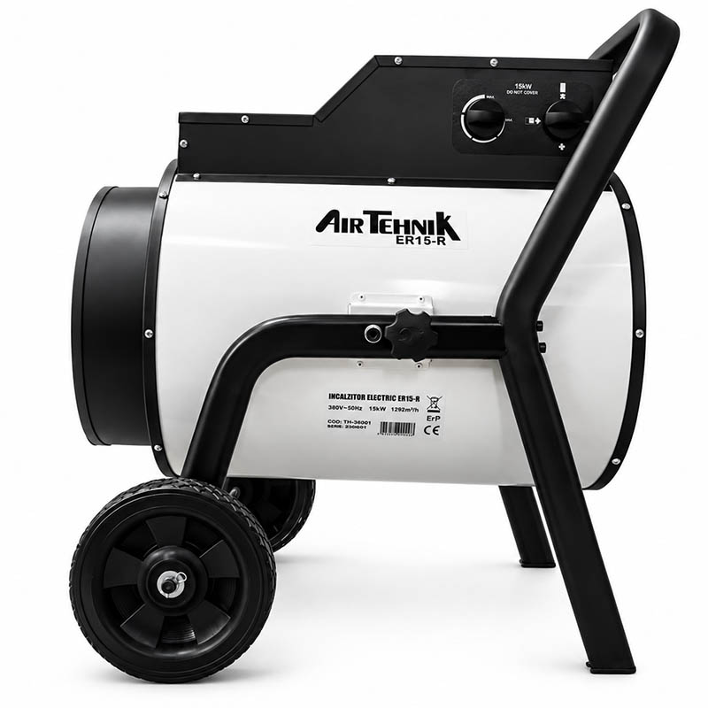 Incalzitor electric rotund, 15kW, 380V, AirTehnik ER15-R