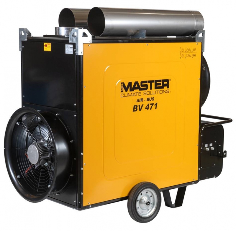 Încălzitor cu motorina Master BV471S - 136kW, o ieșire, ardere indirectă, generator aer cald industrial