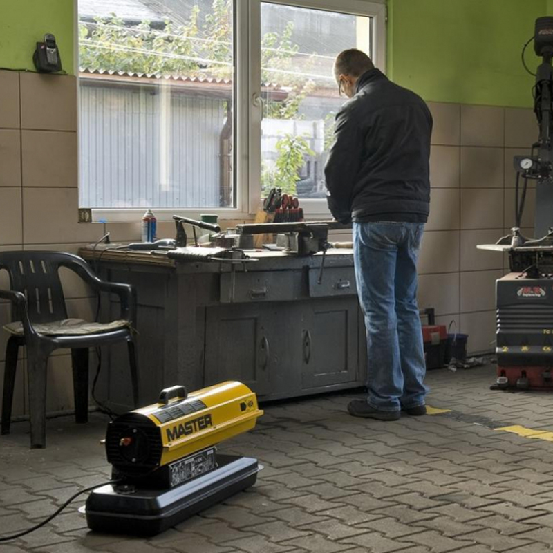 Încălzitor cu motorină MASTER B 35 CED - 10 kW, ardere directă, generator aer cald industrial