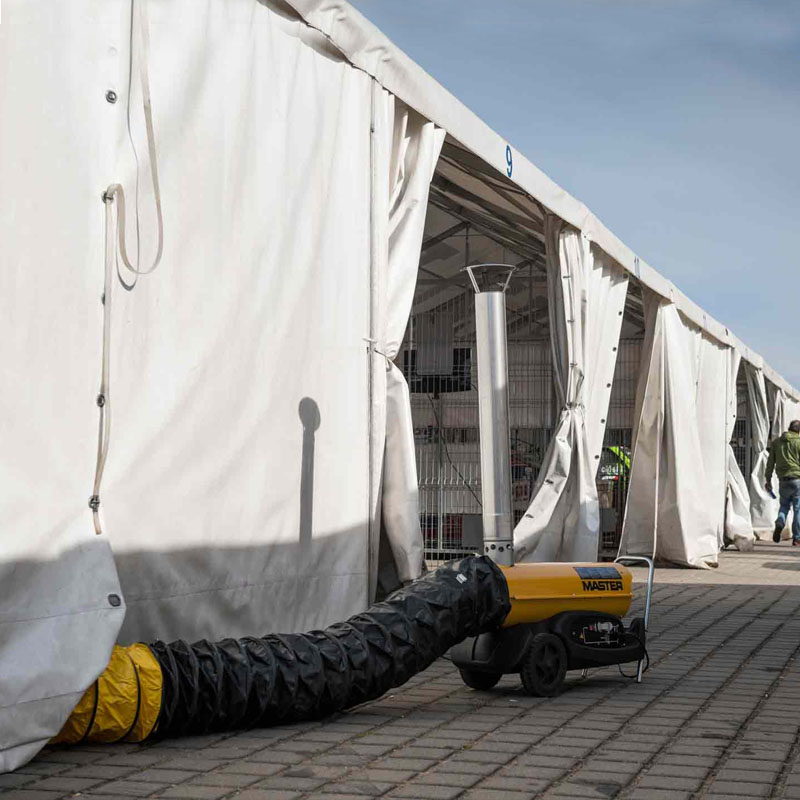 Încălzitor cu motorină MASTER BV 110 - 34kW, ardere indirecta, generator aer cald industrial