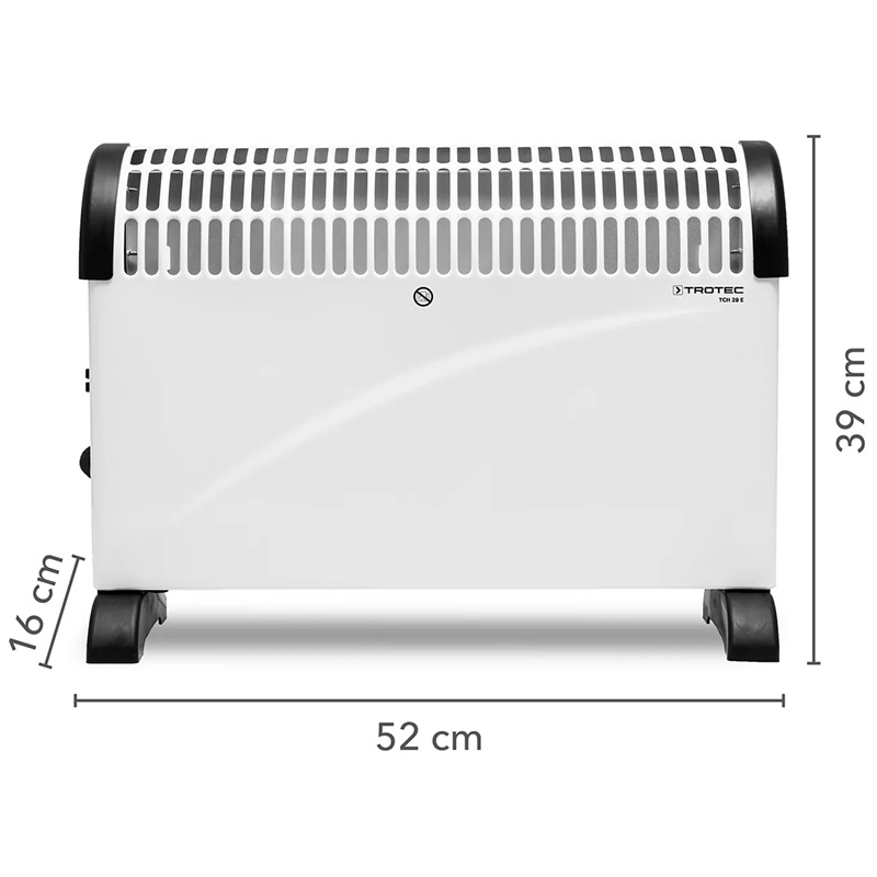 Convector electric TROTEC TCH 20 E - 2000 W, alb