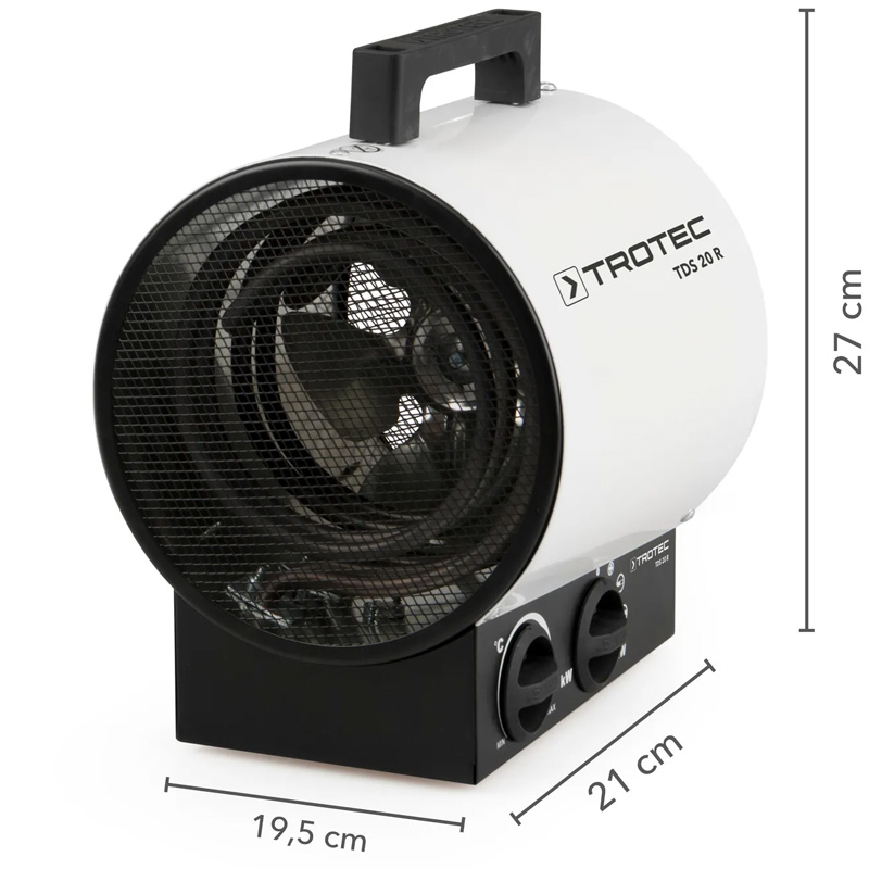 Incalzitor electric rotund, tip TDS20R, 3kW, 230V, Trotec
