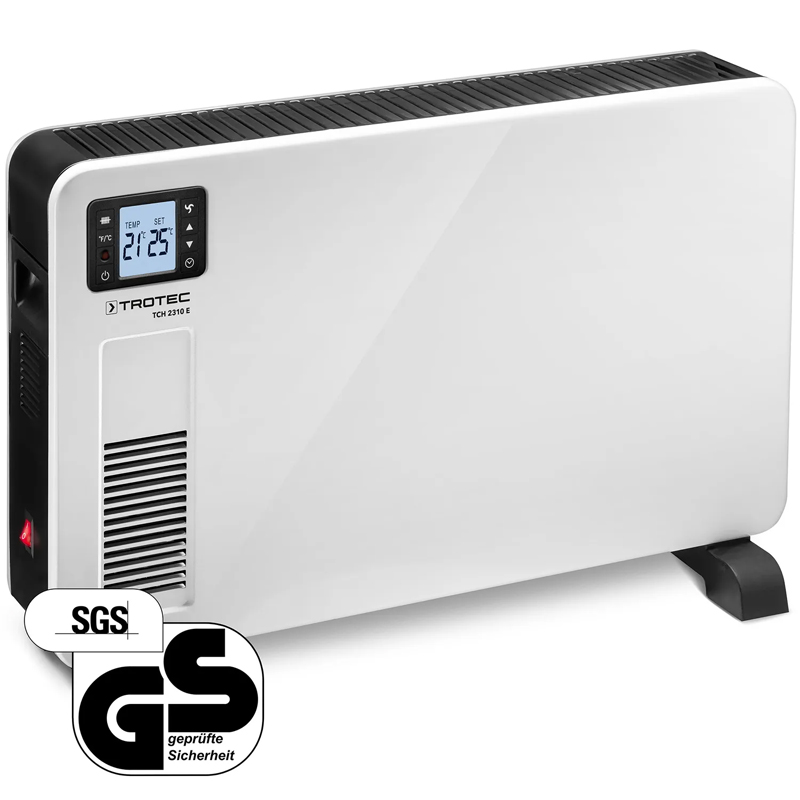 Convector electric TROTEC TCH 2310E Design - 2300W, alb, cu telecomanda
