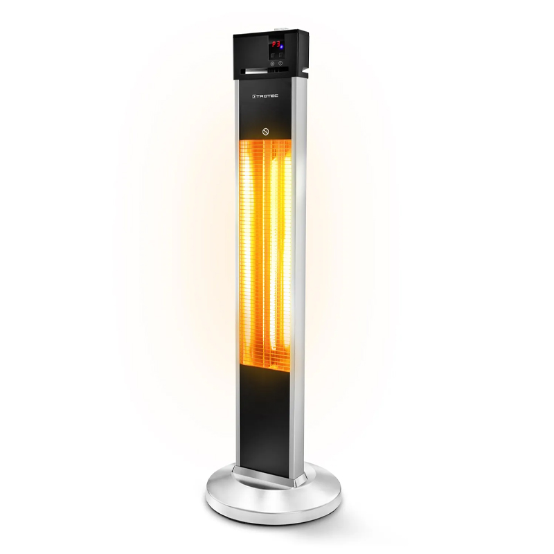 Incalzitor electric pentru terase cu infrarosii cu picior, TROTEC tip IRS2000E