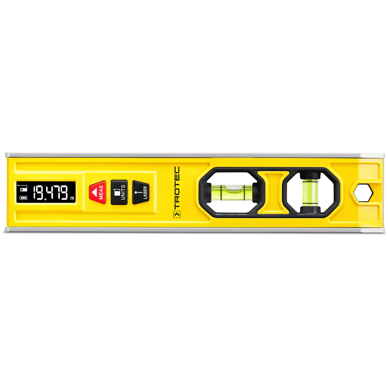 Aparat de masurat 3-in-1, nivela cu 2 bule, nivela laser, telemetru, tip BD1L, Trotec