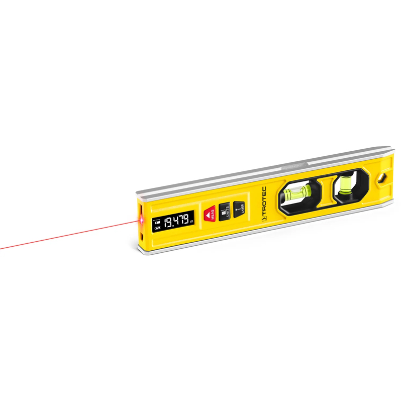 Aparat de masurat 3-in-1, nivela cu 2 bule, nivela laser, telemetru, tip BD1L, Trotec