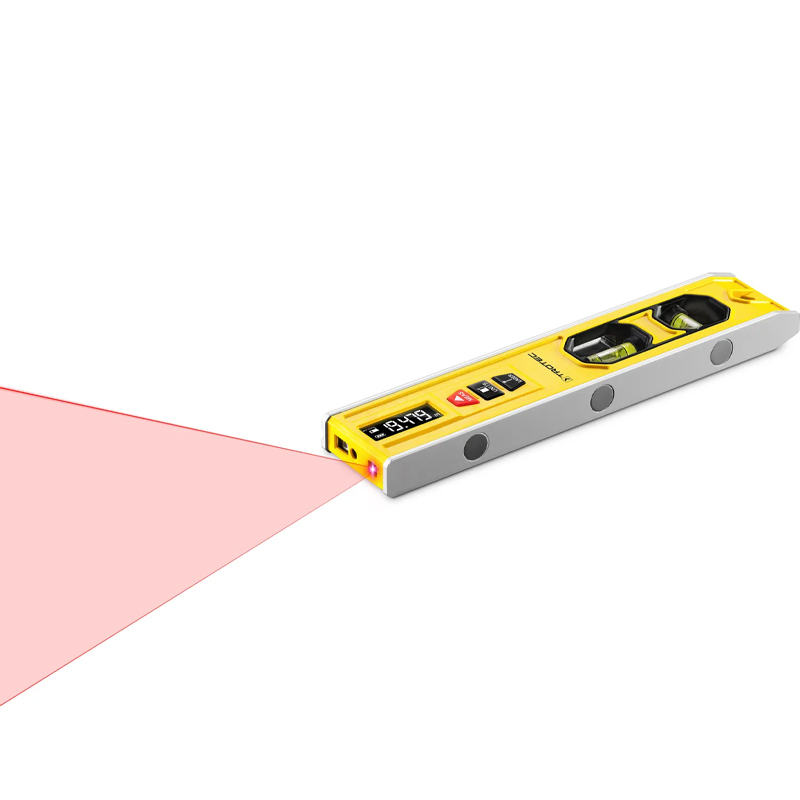 Aparat de masurat 3-in-1, nivela cu 2 bule, nivela laser, telemetru, tip BD1L, Trotec