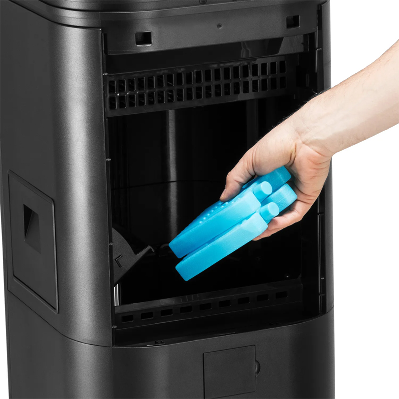 Aircooler - Racitor de aer portabil, umidificator, Trotec PAE50, negru, 145 W, 750m³/h, 4 viteze