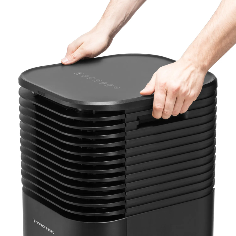 Aircooler - Racitor de aer portabil, umidificator, Trotec PAE50, negru, 145 W, 750m³/h, 4 viteze
