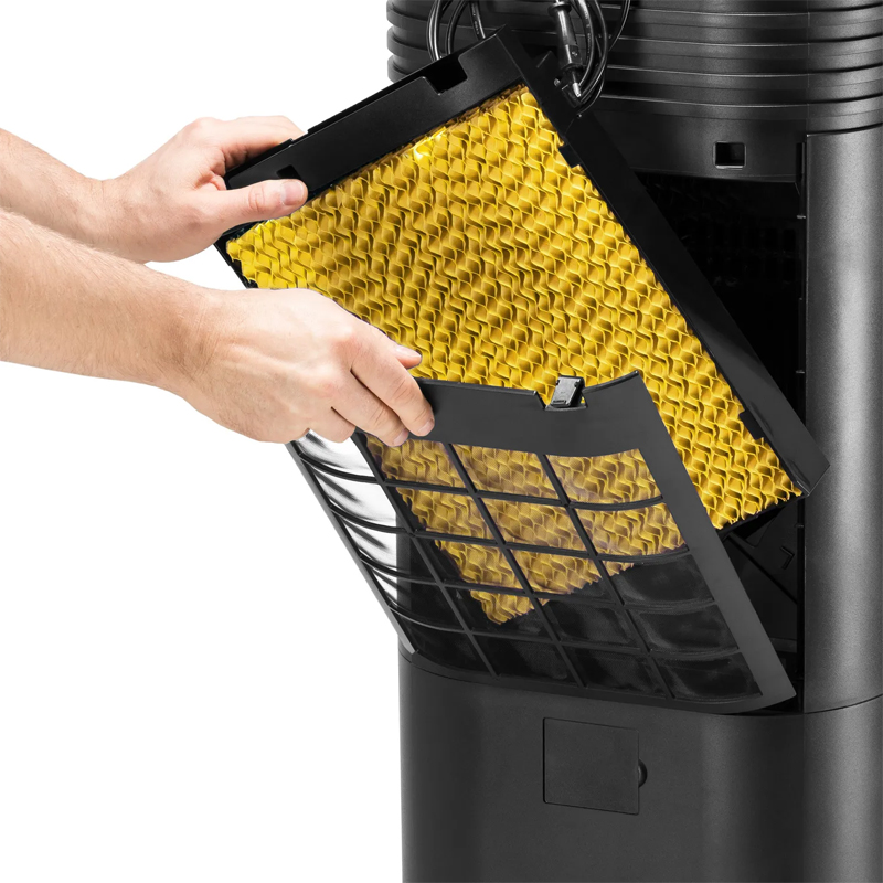 Aircooler - Racitor de aer portabil, umidificator, Trotec PAE50, negru, 145 W, 750m³/h, 4 viteze