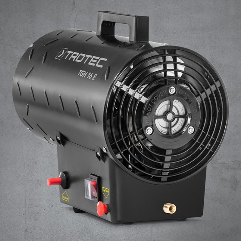Încălzitor de aer cu GPL TROTEC TGH 16 E, 15 kW – generator de aer cald profesional