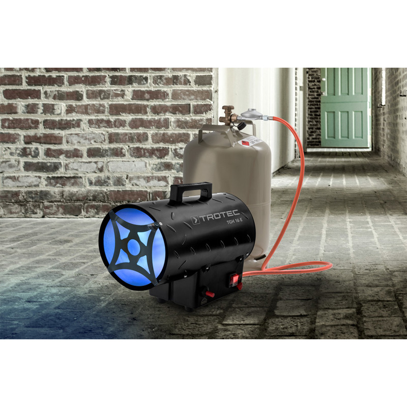 Încălzitor de aer cu GPL TROTEC TGH 31 E, 31 kW – generator de aer cald profesional