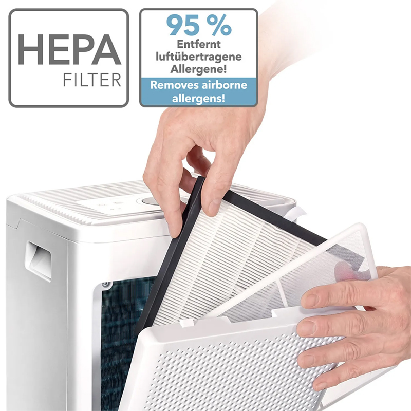 Dezumidificator si purificator de aer, 10l/24h, Trotec, tip TTK27HEPA