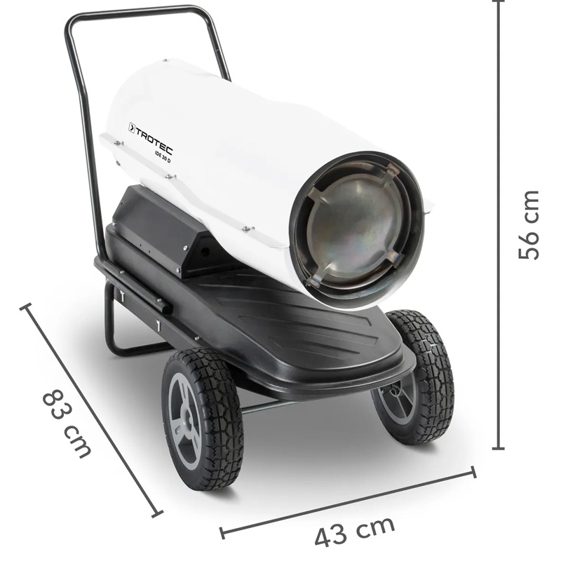 Incalzitor cu motorina cu ardere directa TROTEC IDE 30 D - 30 kW 
