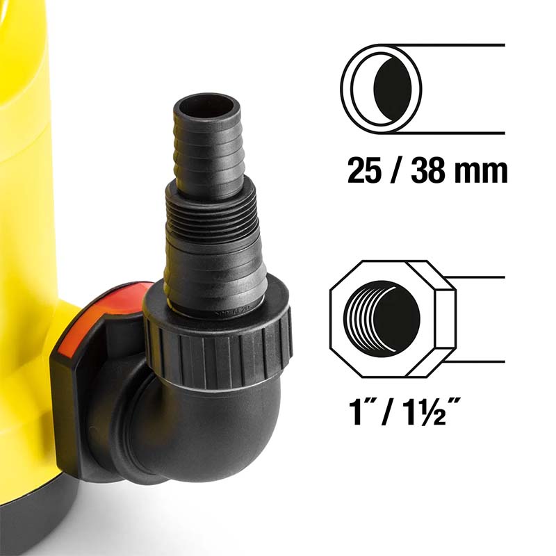 Pompa submersibila pentru apa curata 750W, 13000 L/h, TROTEC TWP 7506 E