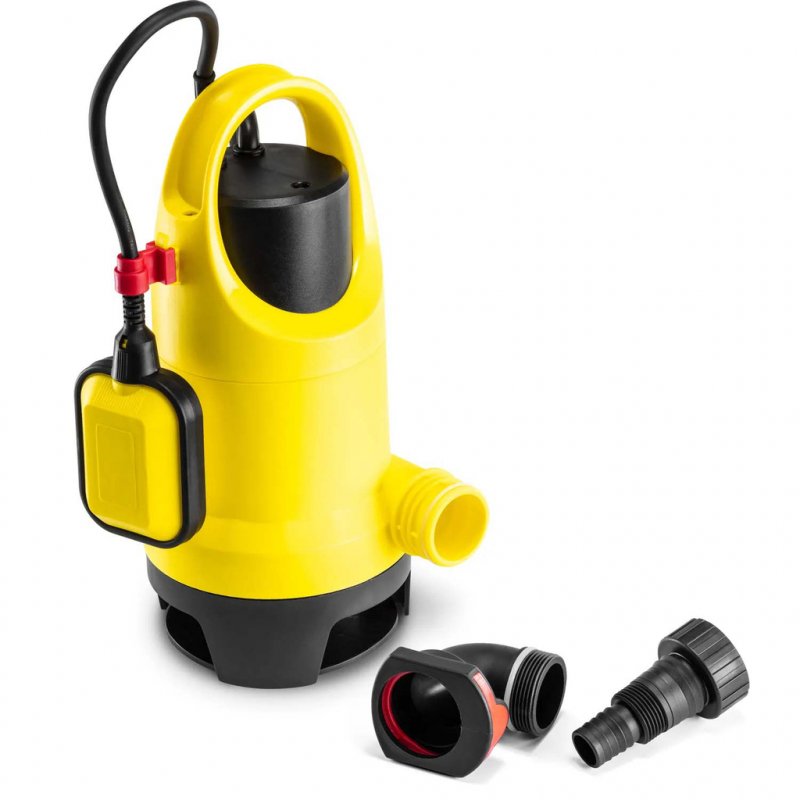 Pompa submersibila de drenaj pentru apa murdara 750W, 12500 L/h, TROTEC TWP 7536 E