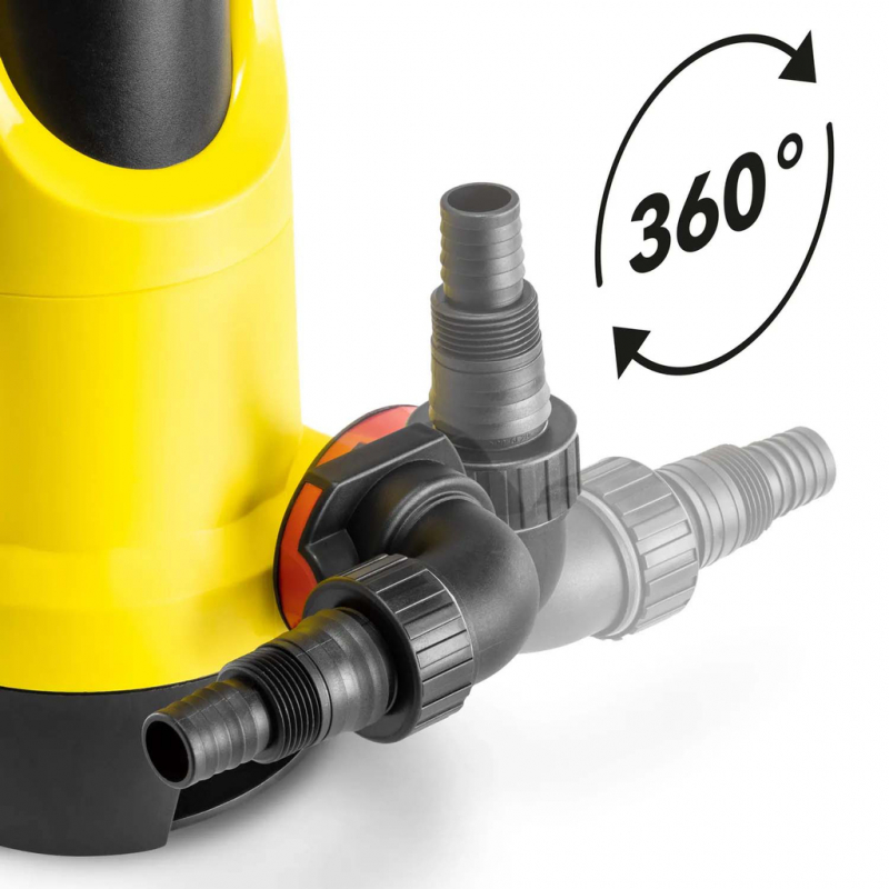 Pompa submersibila de drenaj pentru apa murdara 750W, 12500 L/h, TROTEC TWP 7536 E