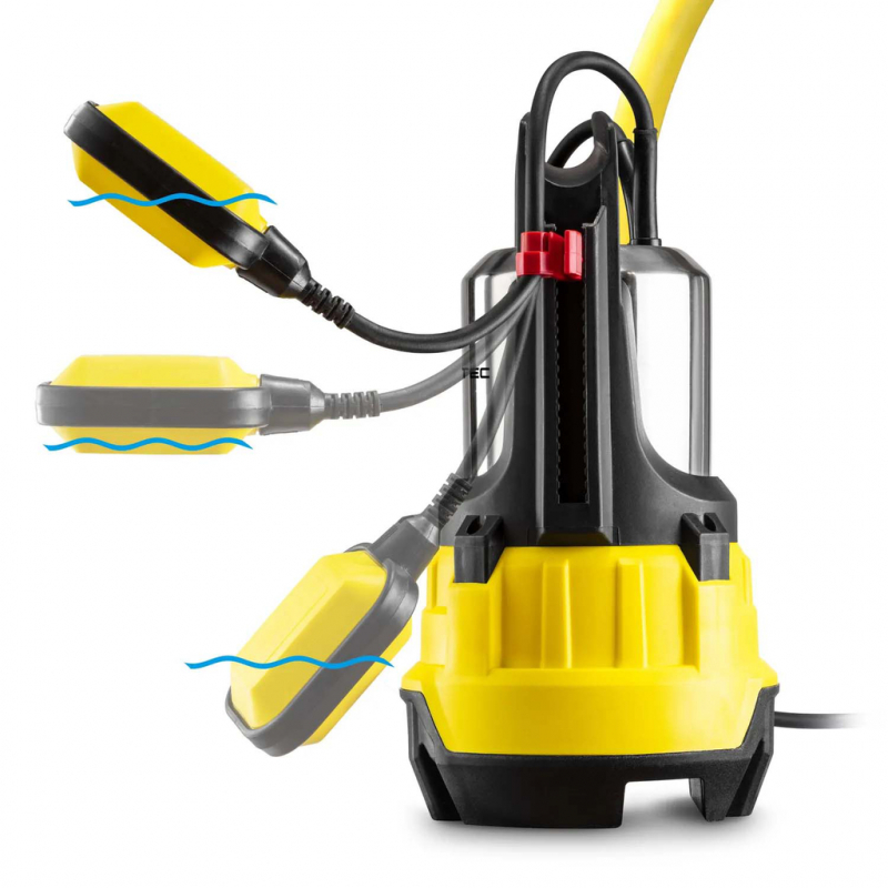 Pompa submersibila de drenaj pentru apa murdara 900W, 15000 L/h, TROTEC TWP 9000 ES