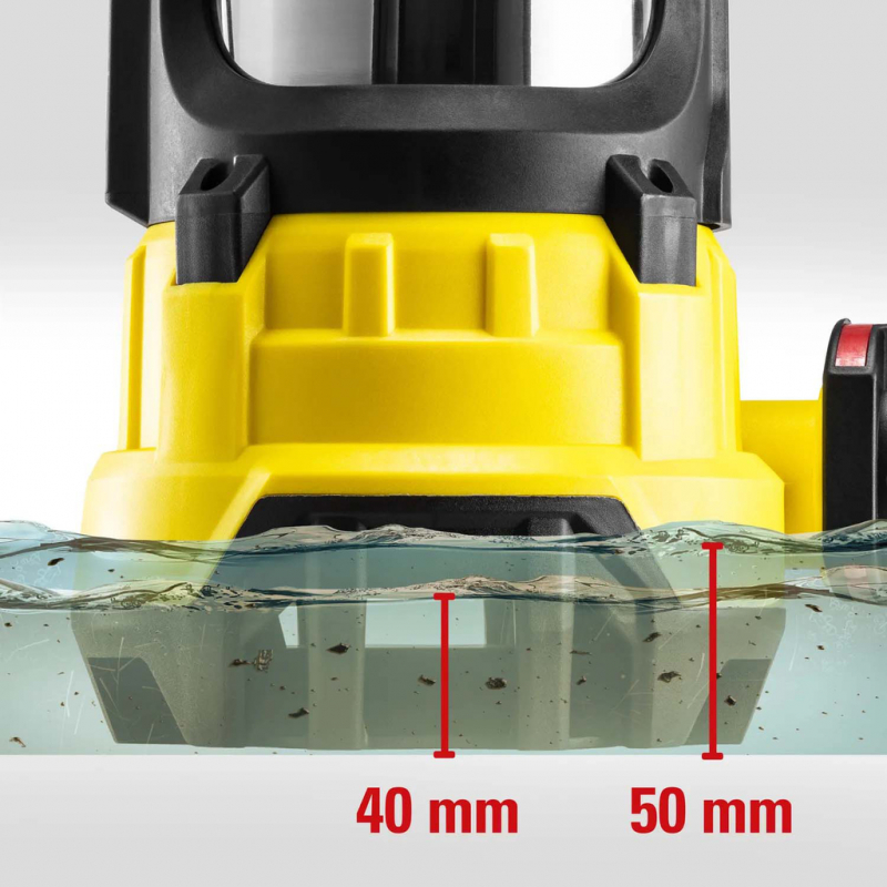 Pompa submersibila de drenaj pentru apa murdara 900W, 15000 L/h, TROTEC TWP 9000 ES