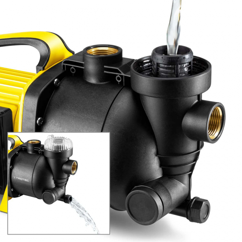 Pompa de suprafata cu filtru, 1000W, 3300 l/h, TROTEC TGP 1005 E