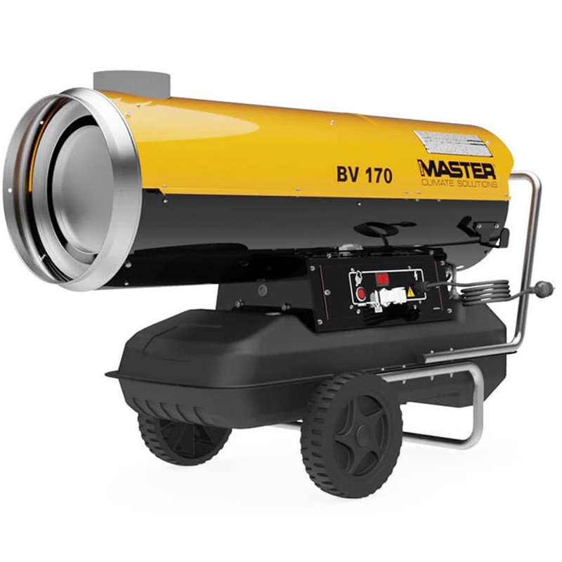 Încălzitor cu motorină MASTER BV 170 - 49kW, ardere indirecta, generator aer cald industrial