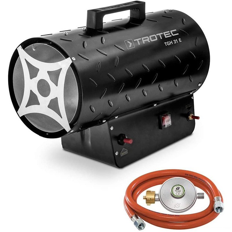 Încălzitor de aer cu GPL TROTEC TGH 31 E, 31 kW – generator de aer cald profesional
