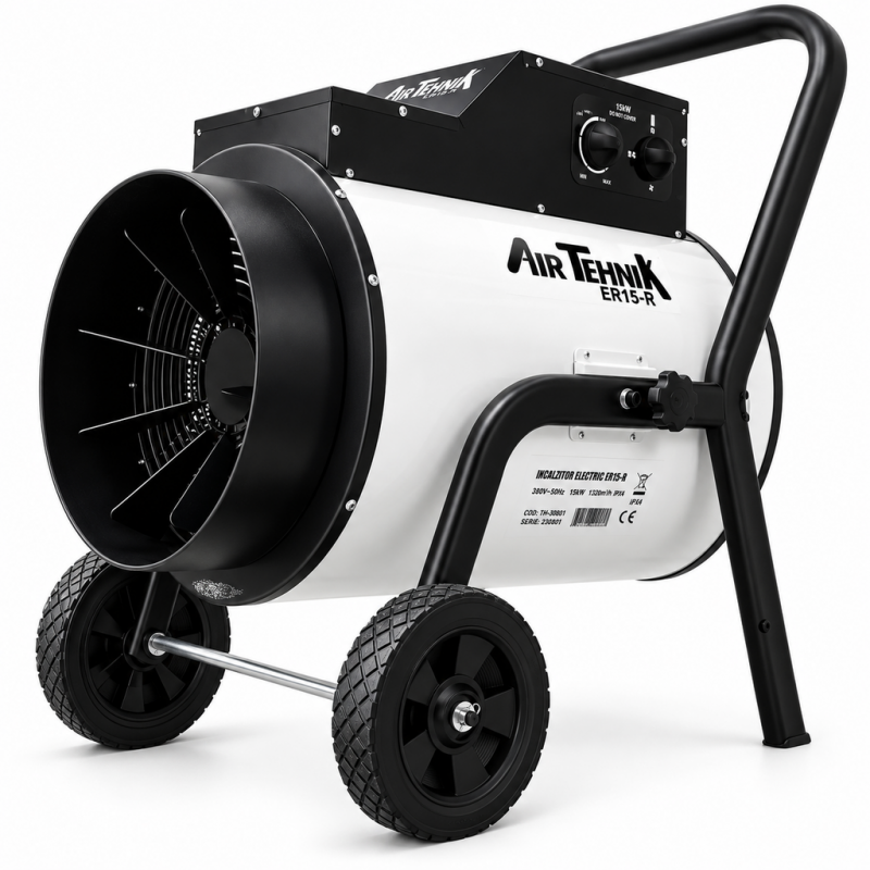 Incalzitor electric rotund, 15kW, 380V, AirTehnik ER15-R
