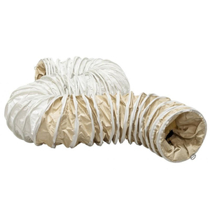 Tubulatura flexibila incalzitor, PVC, diametru 61 cm, L=7,6m, alba