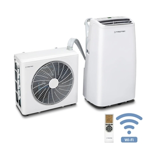 Aparat de aer conditionat portabil split unit cu unitate exterioara Trotec, cu functie de incalzire, PAC-S3510SH WiFi, 3.5 kW, 450m³/h